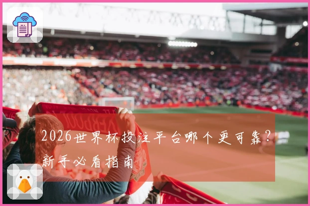 2026世界杯投注平台哪个更可靠？新手必看指南